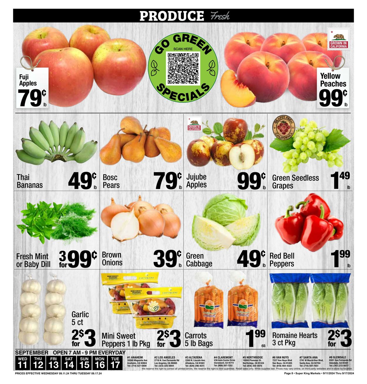 Weekly ad Super King Markets 09/11/2024 - 09/17/2024