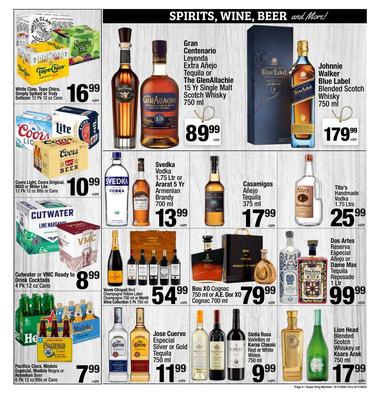 Weekly ad Super King Markets 09/11/2024 - 09/17/2024