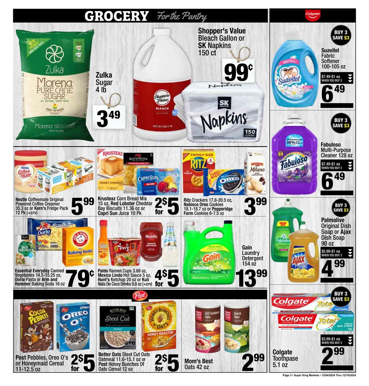 Weekly ad Super King Markets 12/04/2024 - 12/10/2024