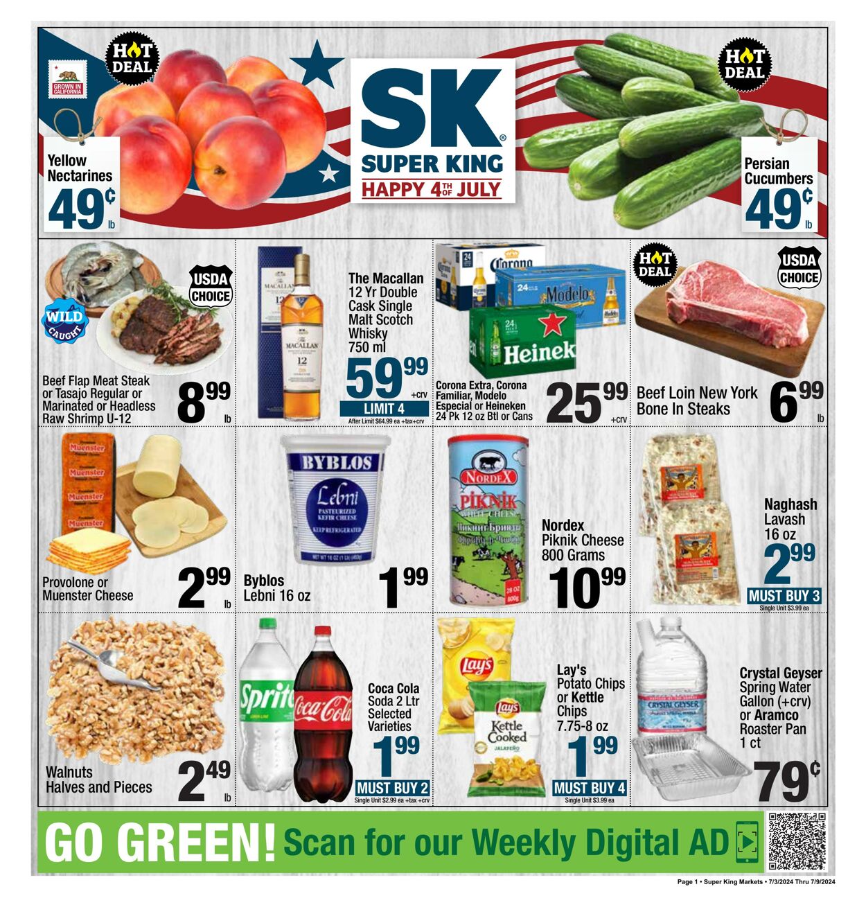 Weekly ad Super King Markets - suprr Jul 3, 2024 - Jul 9, 2024