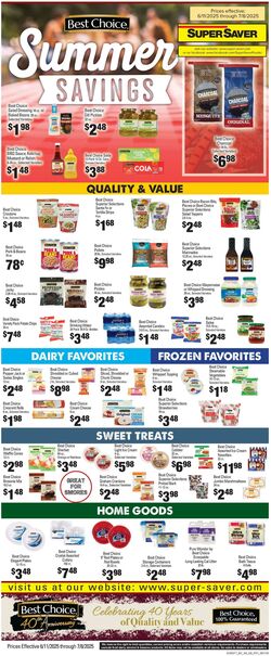 Weekly ad Super Saver 06/11/2025 - 07/08/2025