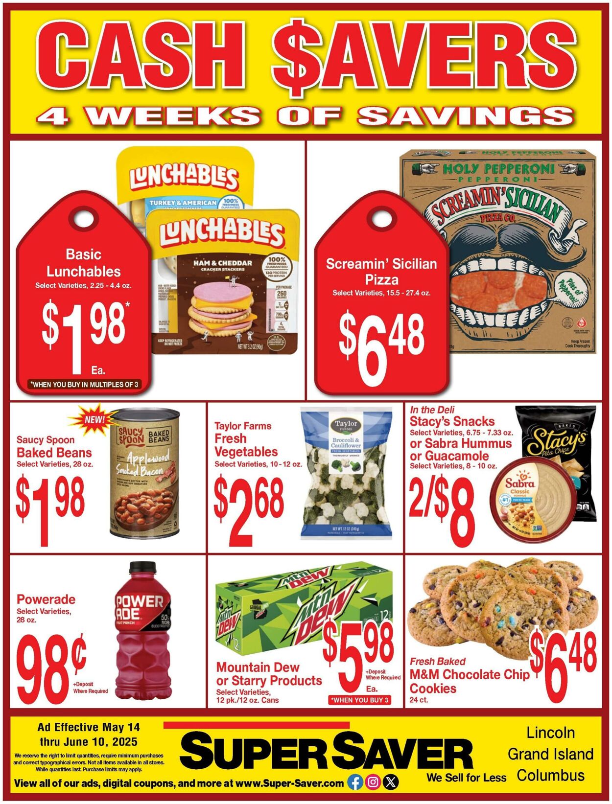 Weekly ad Super Saver 05/14/2025 - 06/10/2025