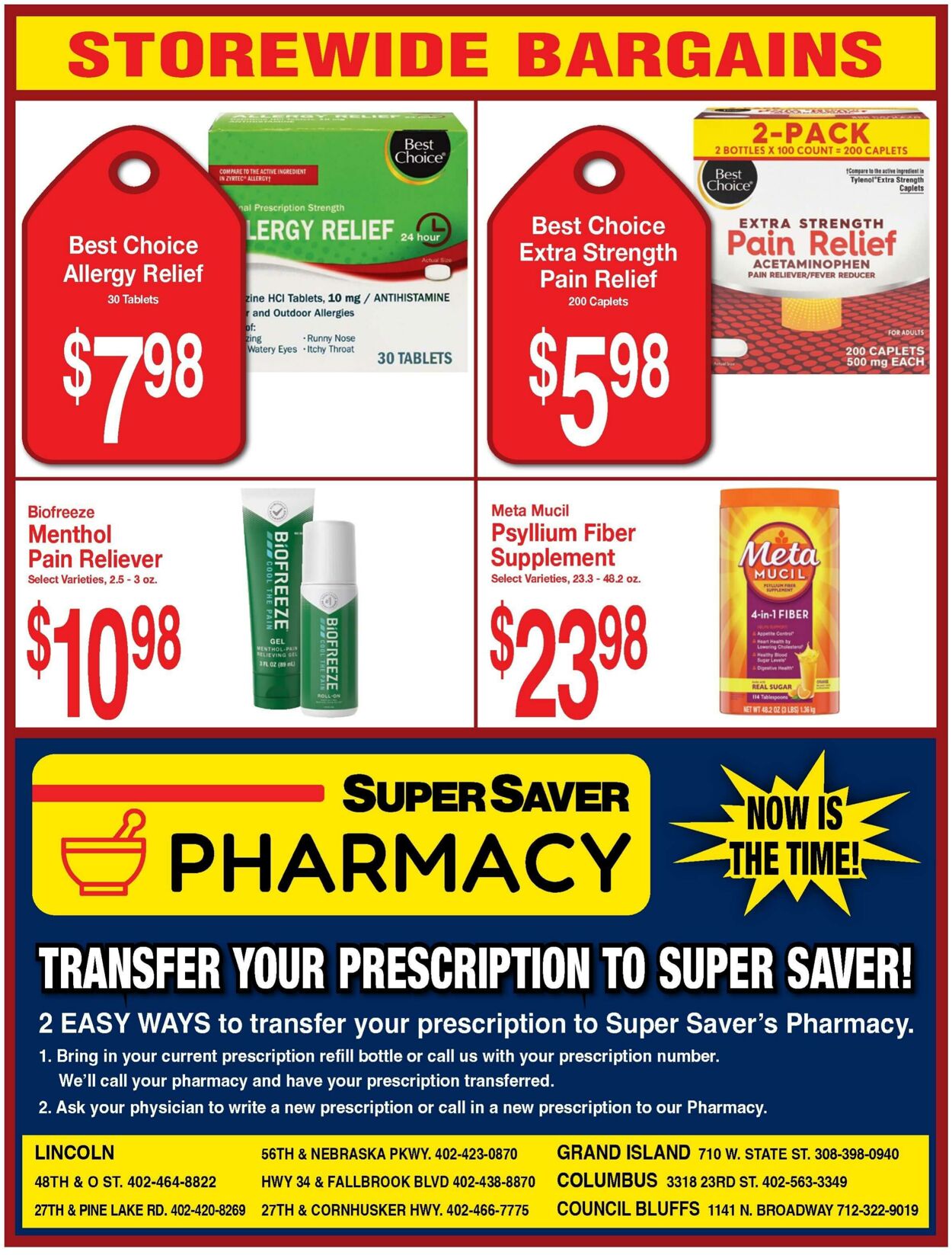 Weekly ad Super Saver 07/09/2025 - 08/05/2025