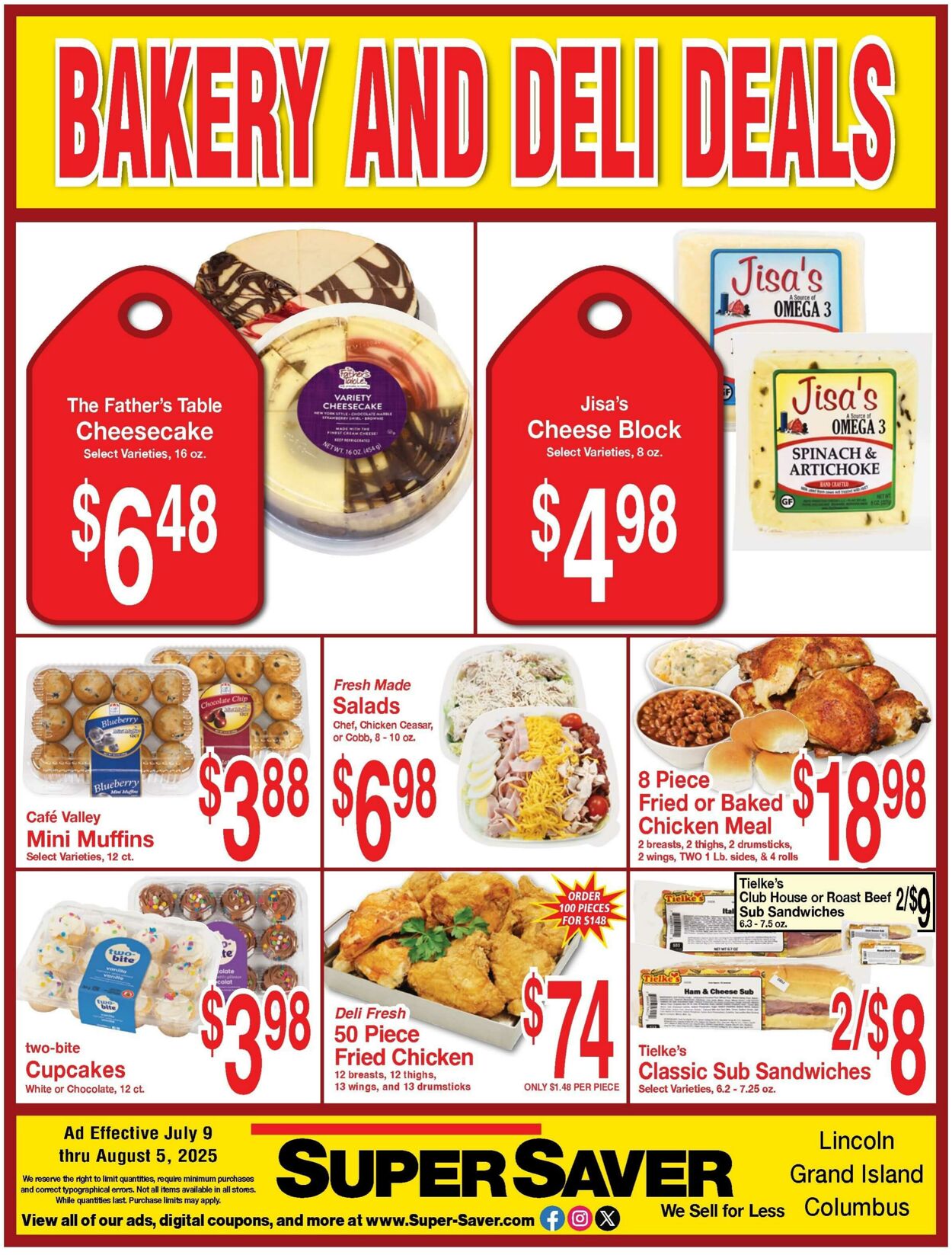 Weekly ad Super Saver 07/09/2025 - 08/05/2025