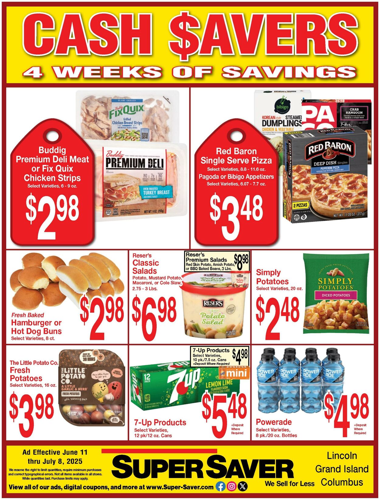 Weekly ad Super Saver 06/11/2025 - 07/08/2025