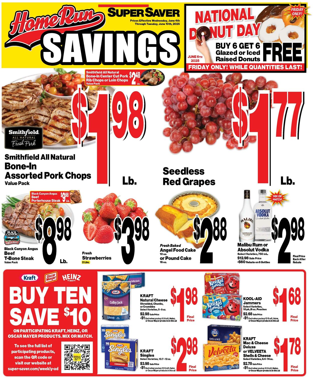 Weekly ad Super Saver 06/04/2025 - 06/10/2025