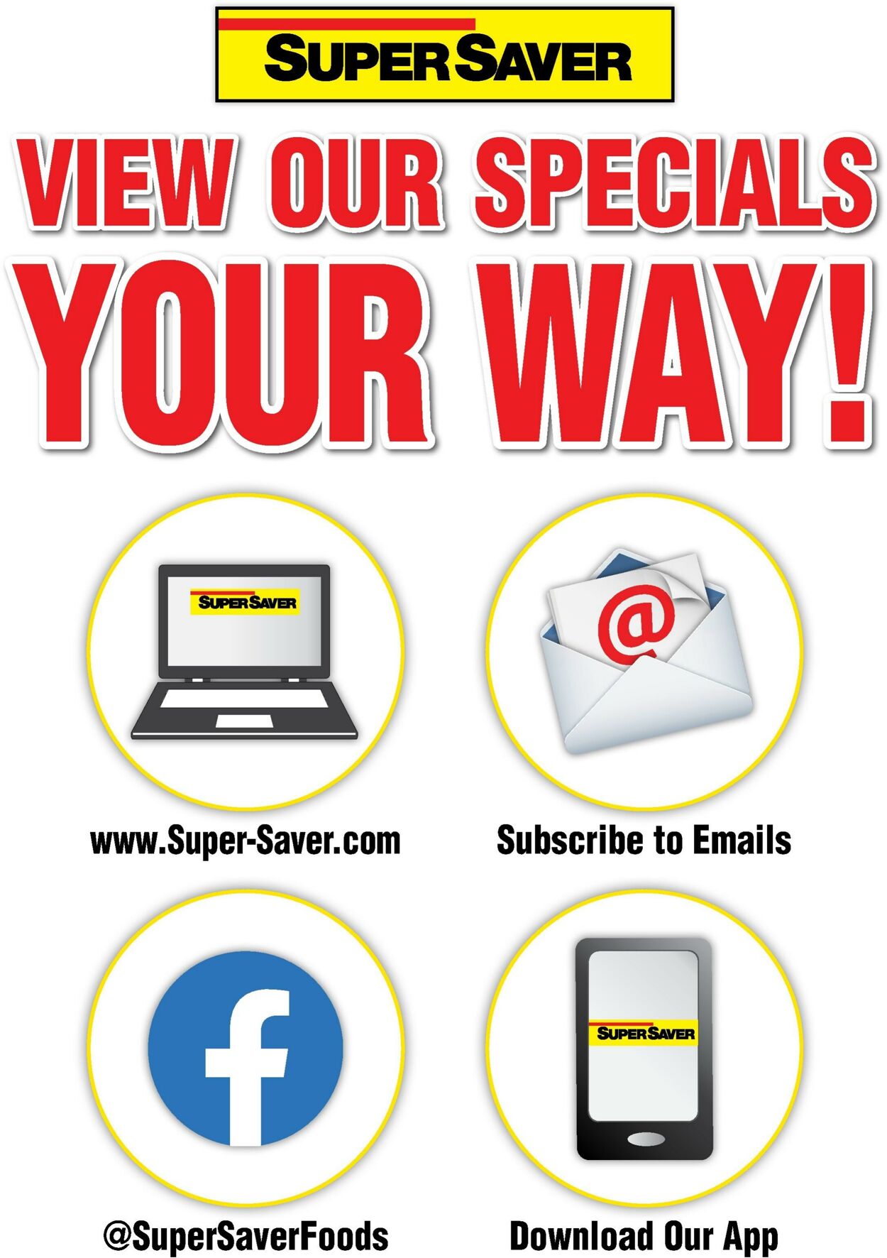 Weekly ad Super Saver 06/04/2025 - 06/10/2025