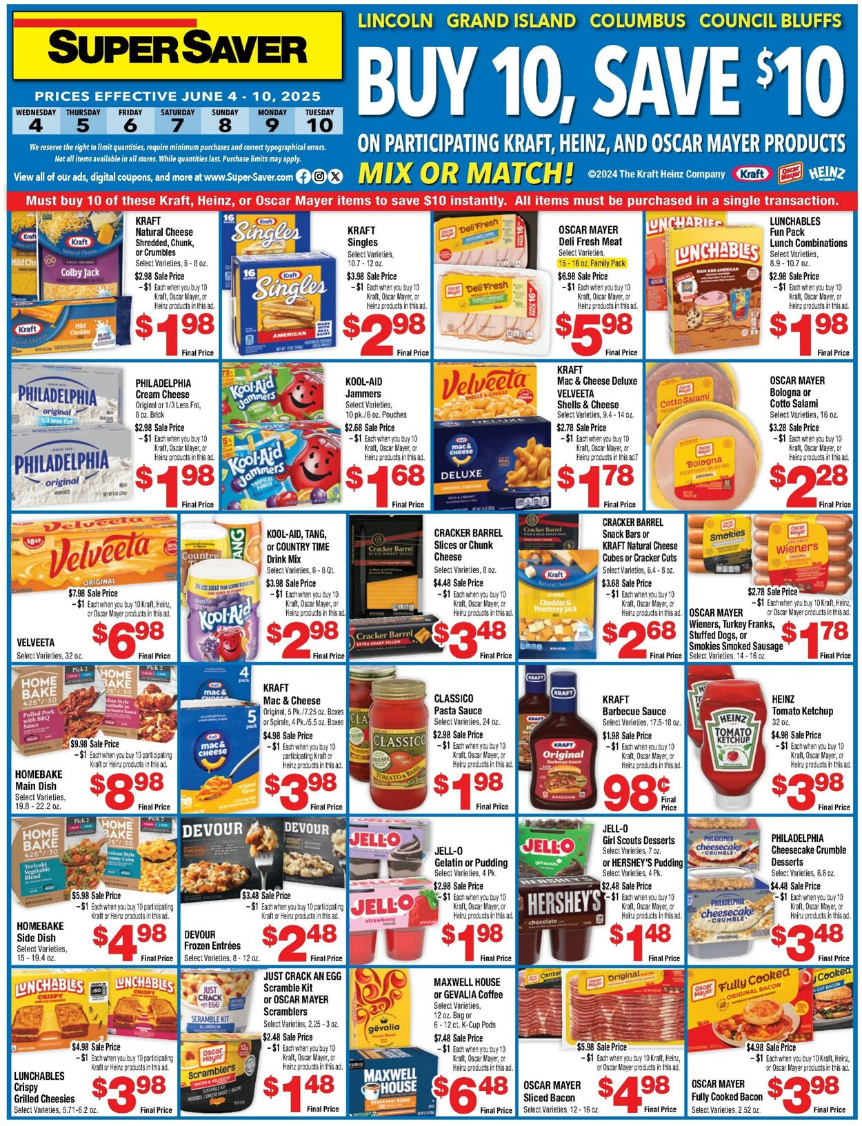 Weekly ad Super Saver 06/04/2025 - 06/10/2025