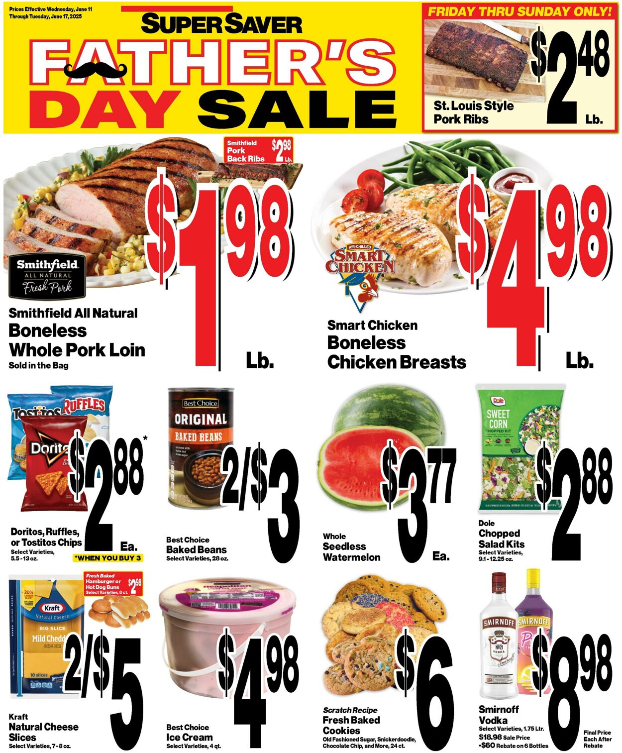 Weekly ad Super Saver 06/11/2025 - 06/17/2025