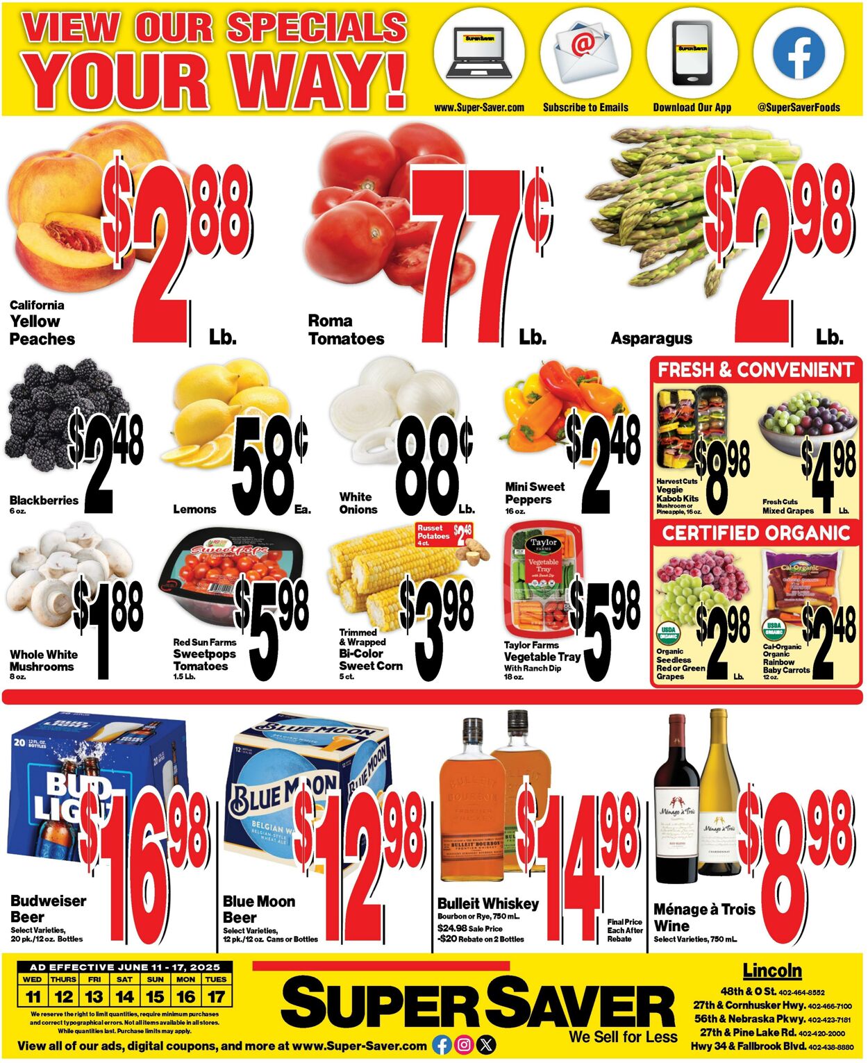 Weekly ad Super Saver 06/11/2025 - 06/17/2025