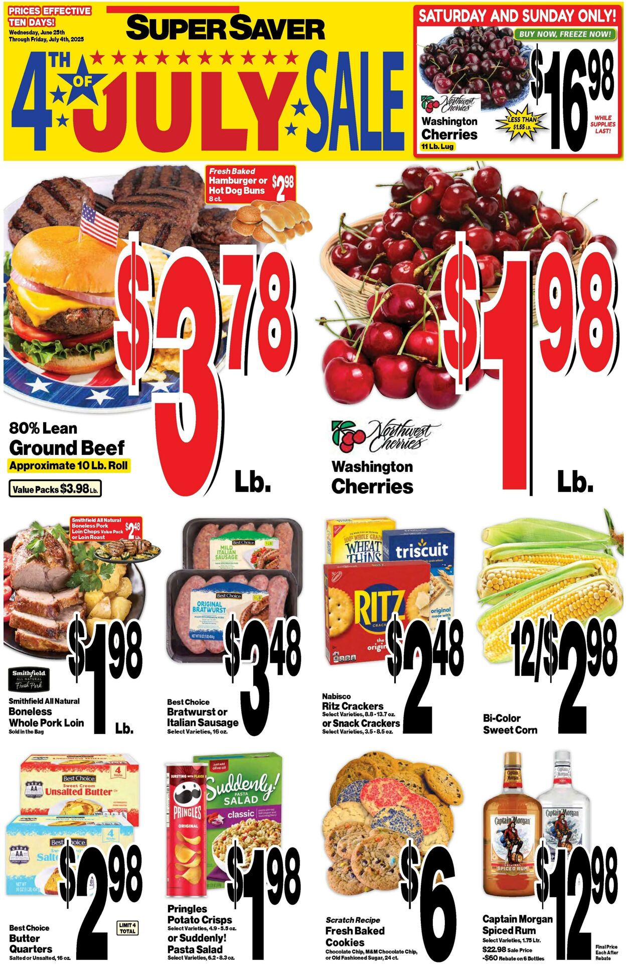Weekly ad Super Saver 06/25/2025 - 07/04/2025