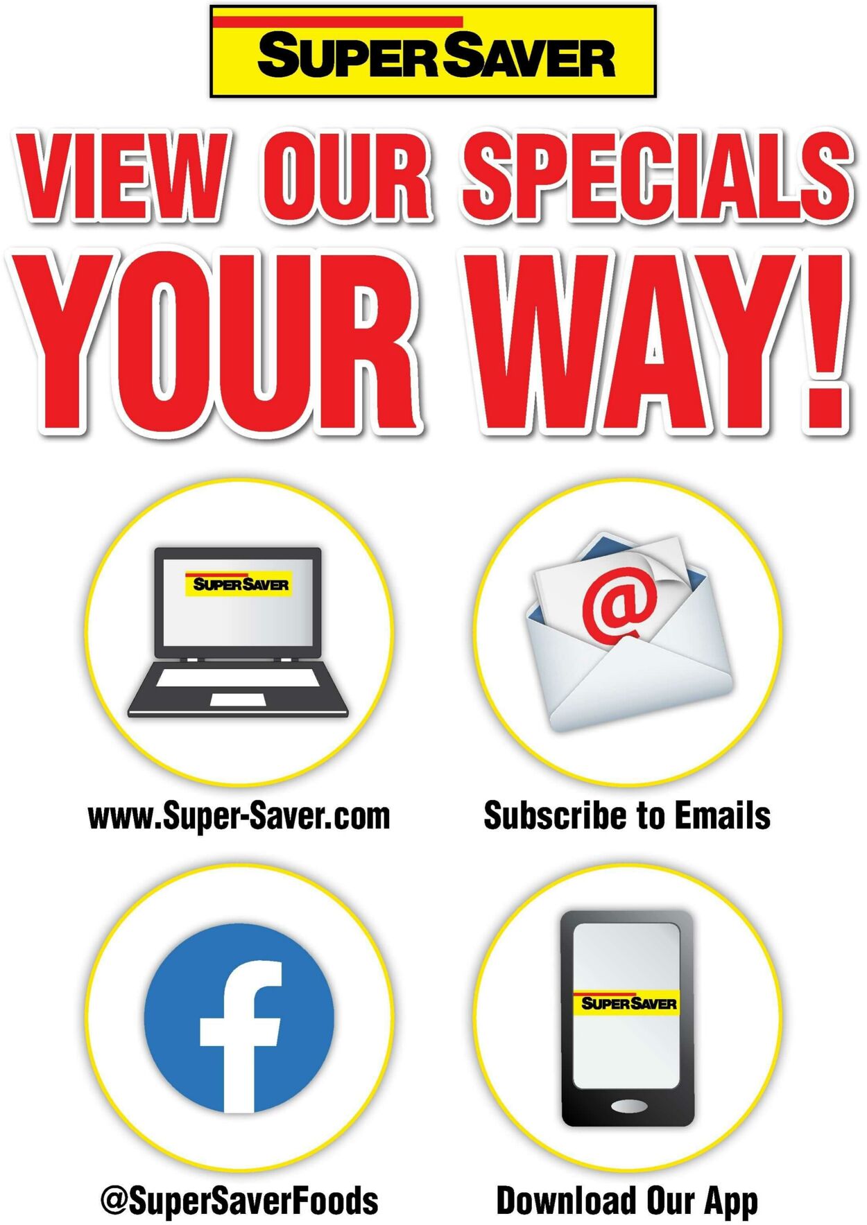 Weekly ad Super Saver 07/30/2025 - 08/05/2025