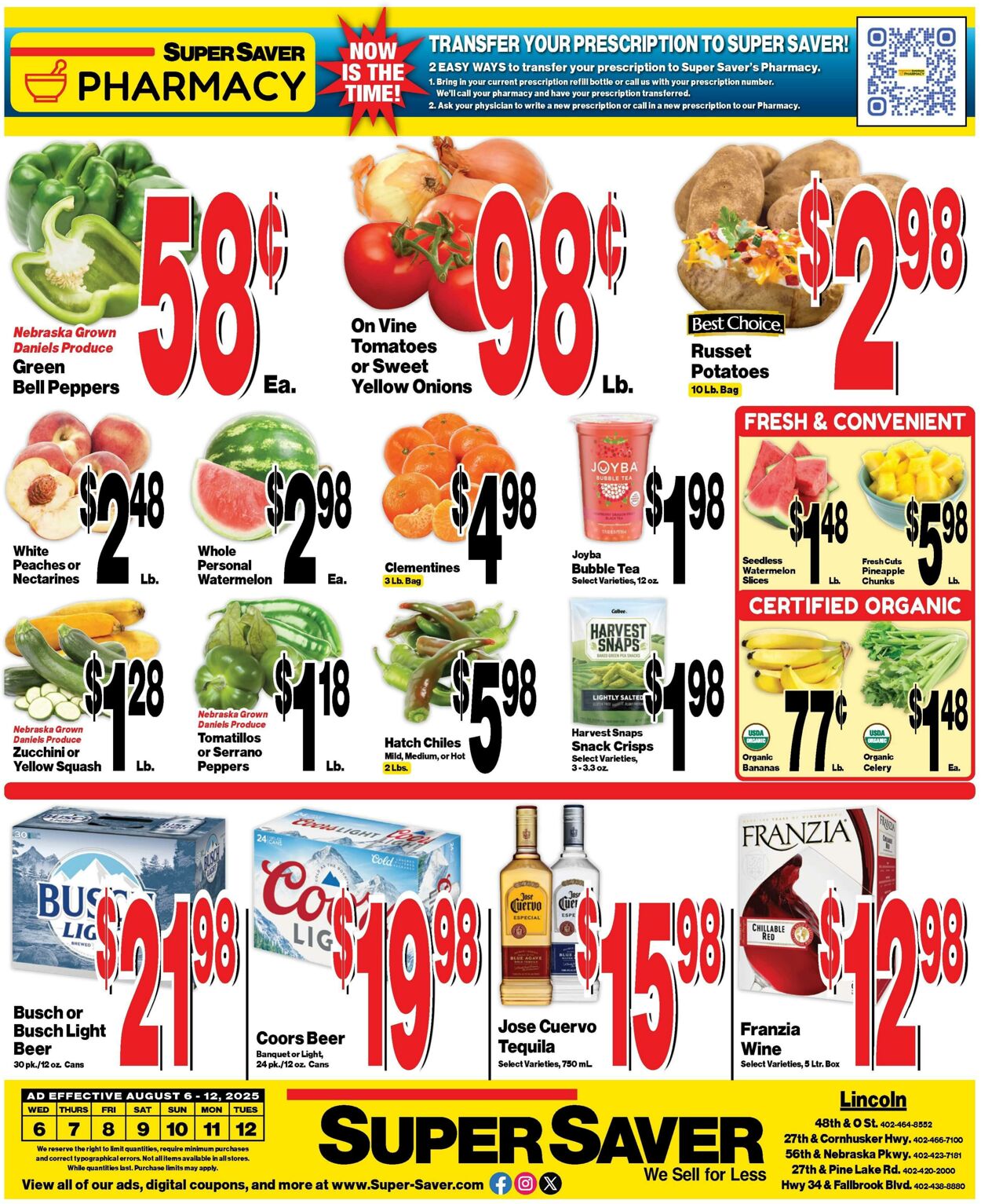 Weekly ad Super Saver 08/06/2025 - 08/12/2025