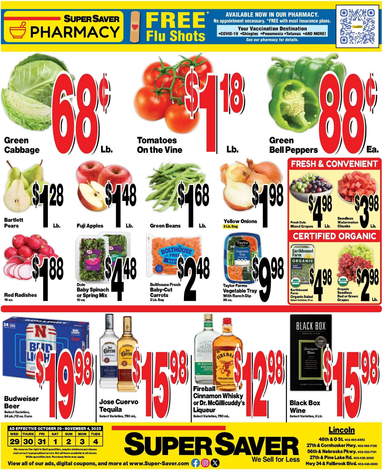 Weekly ad Super Saver 10/29/2025 - 11/04/2025
