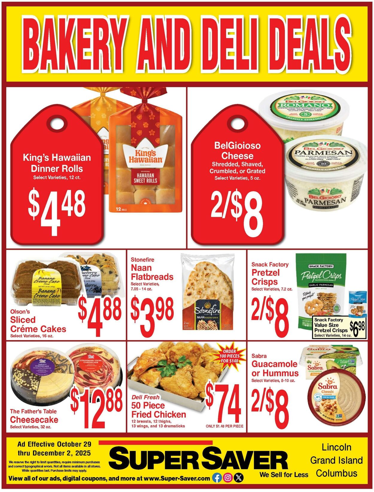 Weekly ad Super Saver 10/29/2025 - 12/02/2025