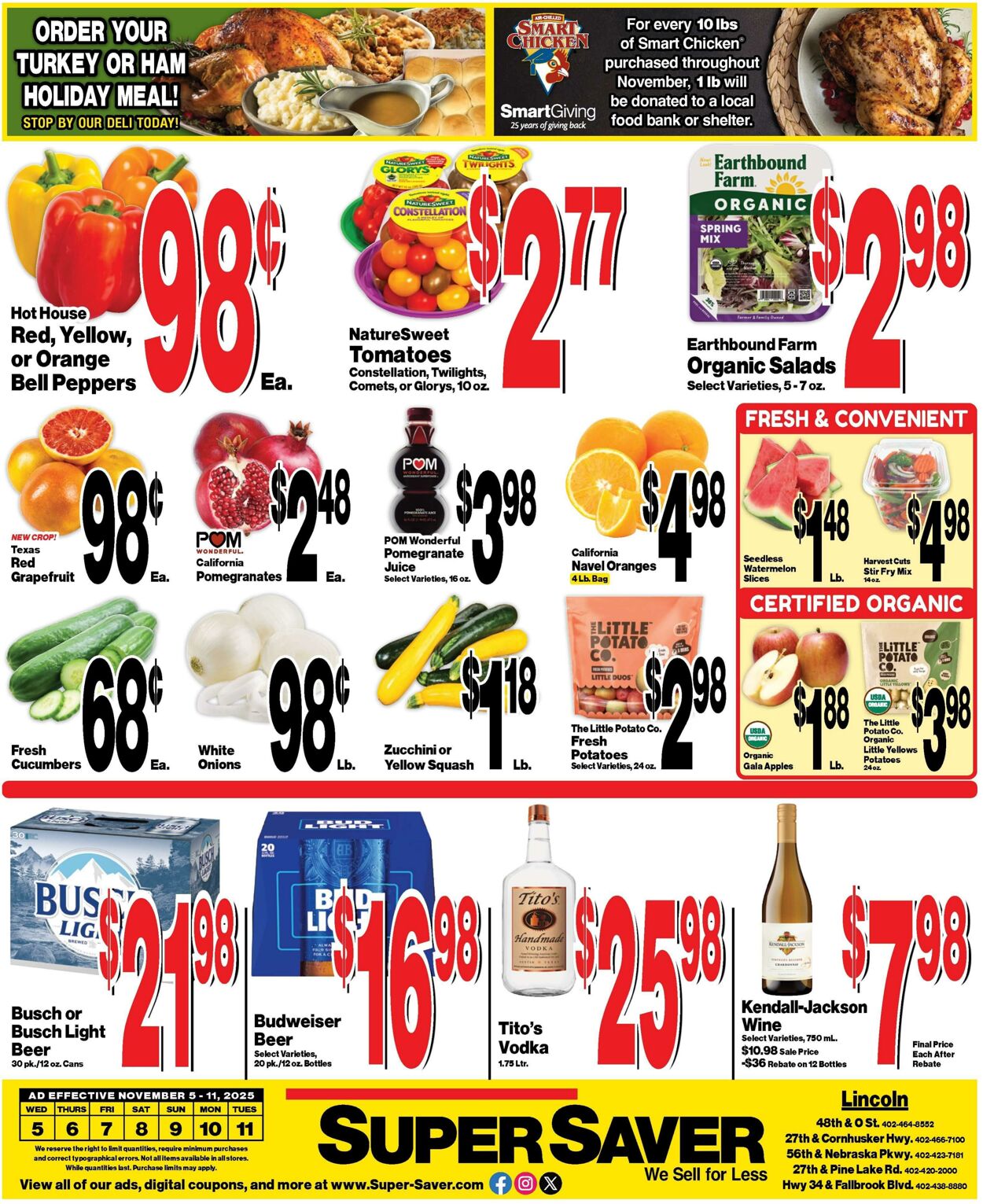 Weekly ad Super Saver 11/05/2025 - 11/11/2025
