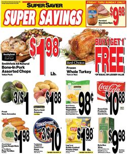 Weekly ad Super Saver 11/12/2025 - 11/18/2025