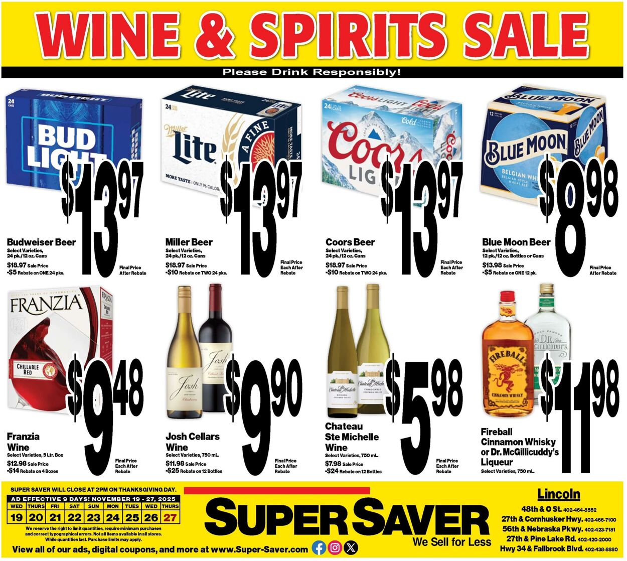 Weekly ad Super Saver 11/19/2025 - 11/27/2025
