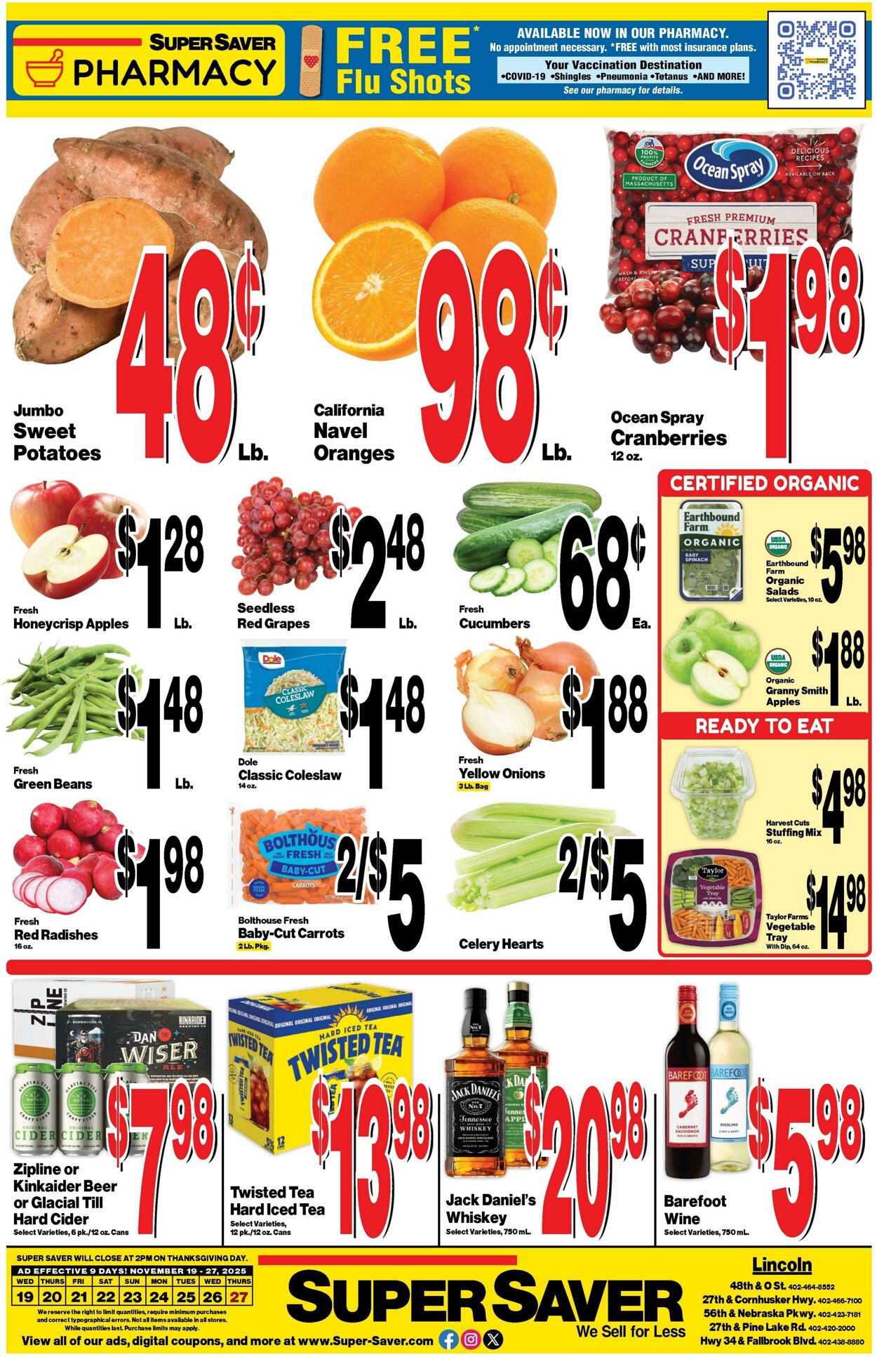 Weekly ad Super Saver 11/19/2025 - 11/27/2025