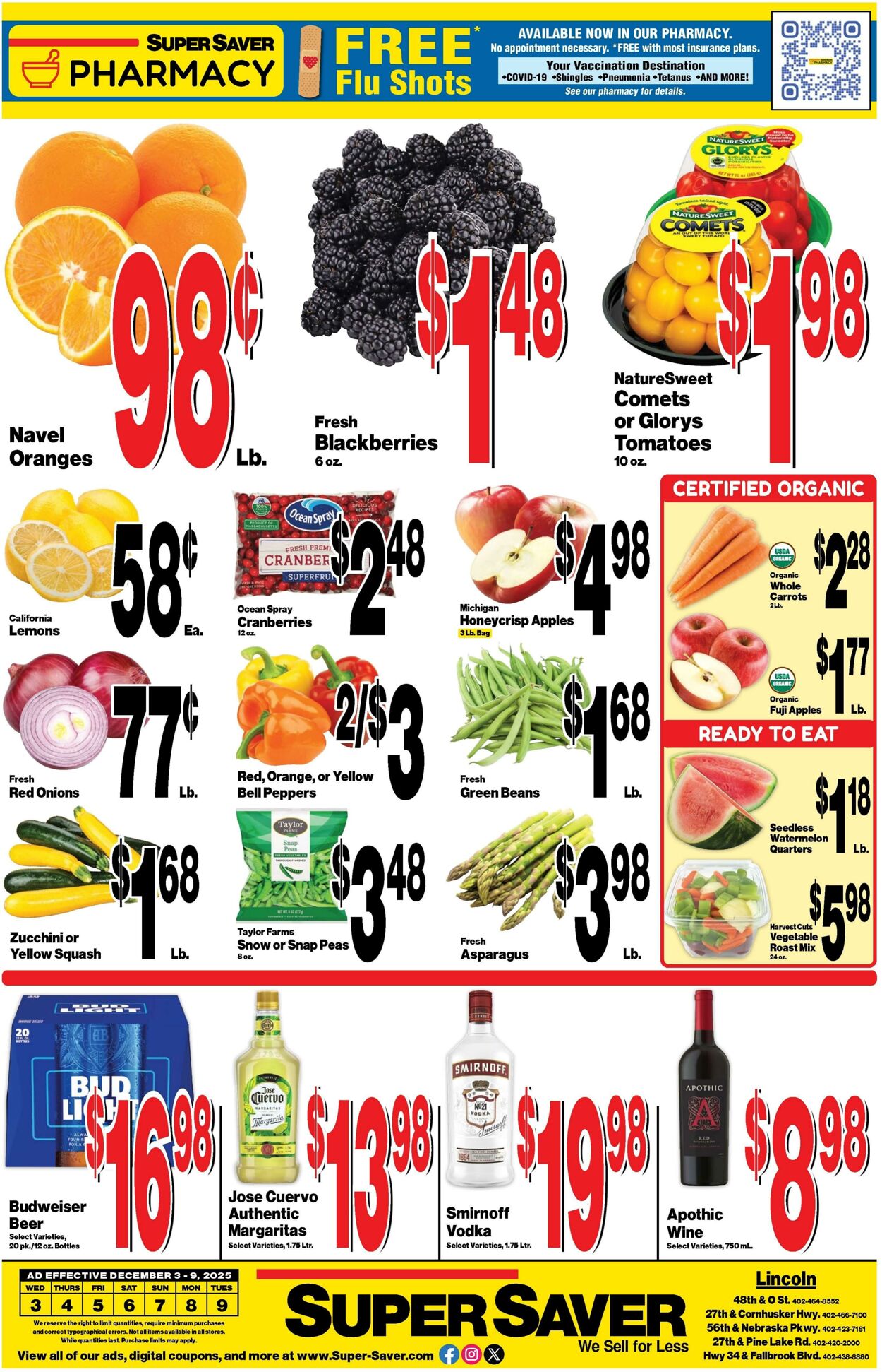 Weekly ad Super Saver 12/03/2025 - 12/09/2025