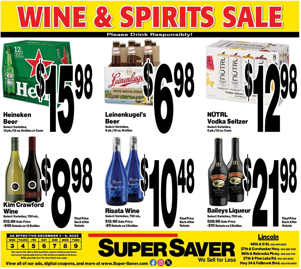 Weekly ad Super Saver 12/03/2025 - 12/09/2025