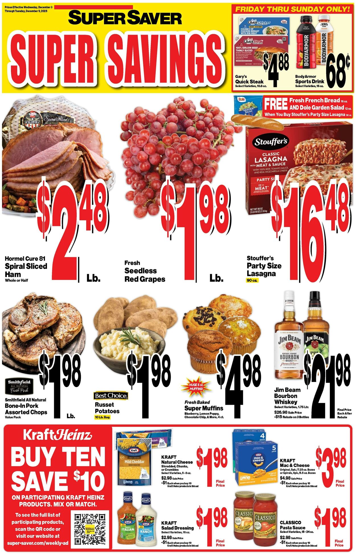 Weekly ad Super Saver 12/03/2025 - 12/09/2025