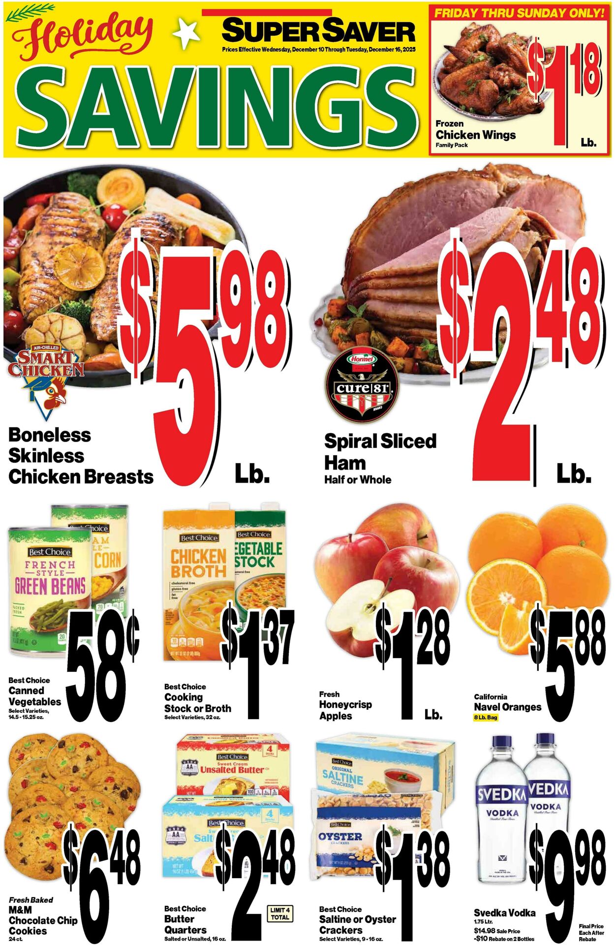 Weekly ad Super Saver 12/10/2025 - 12/16/2025