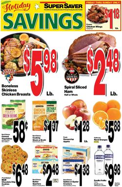Weekly ad Super Saver 12/10/2025 - 12/16/2025