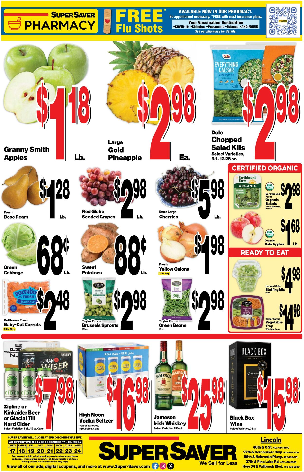 Weekly ad Super Saver 12/17/2025 - 12/24/2025