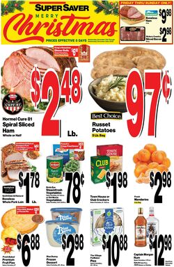 Weekly ad Super Saver 12/17/2025 - 12/24/2025