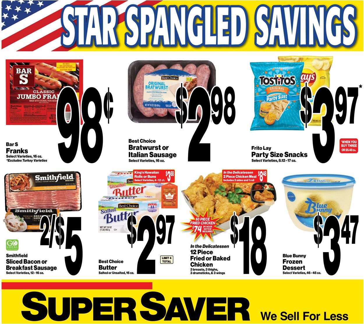Weekly ad Super Saver 06/28/2023 - 07/04/2023
