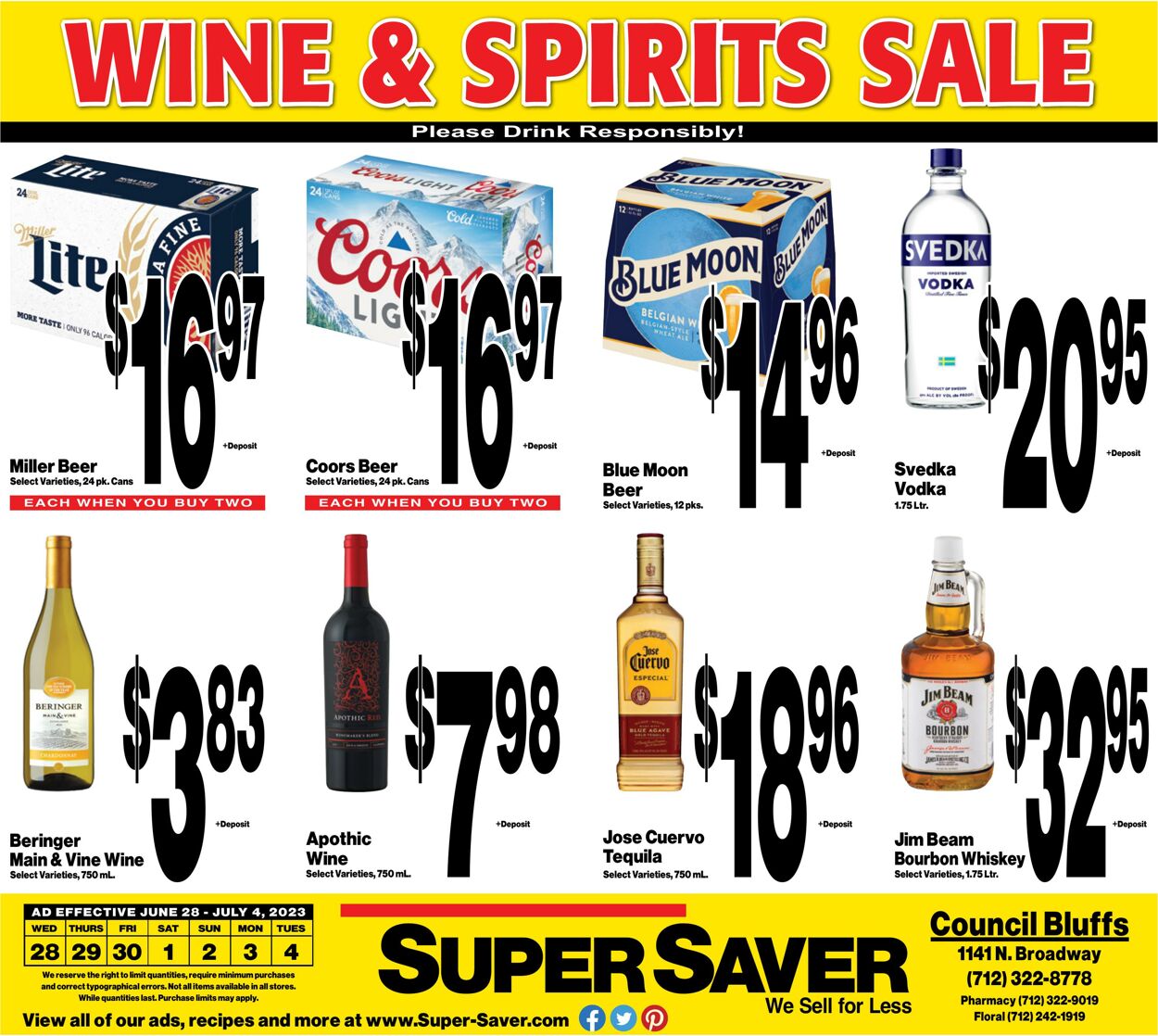 Weekly ad Super Saver 06/28/2023 - 07/04/2023