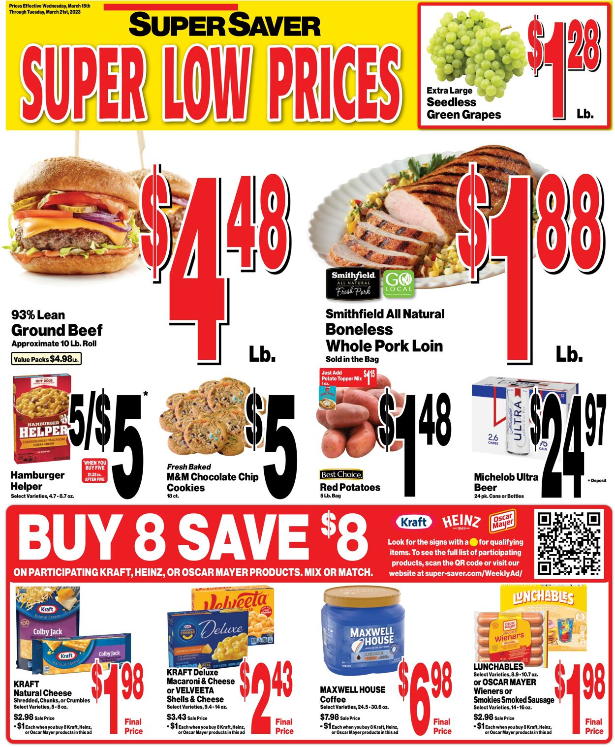 Weekly ad Super Saver 03/15/2023 - 03/21/2023