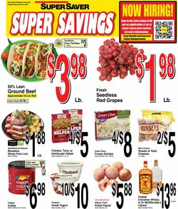 Weekly ad Super Saver 01/25/2023-01/31/2023