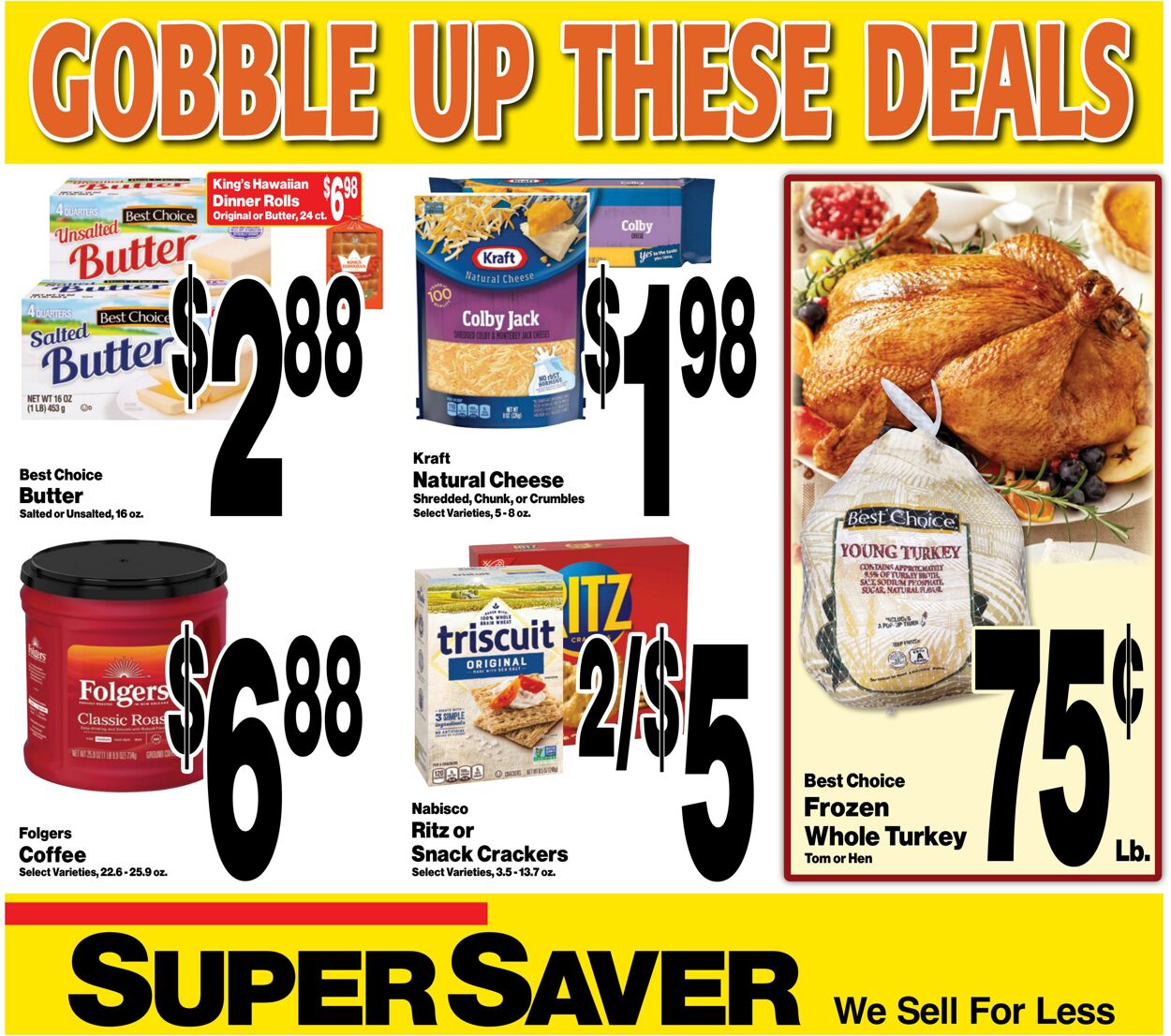 Weekly ad Super Saver 11/16/2023 - 11/23/2023