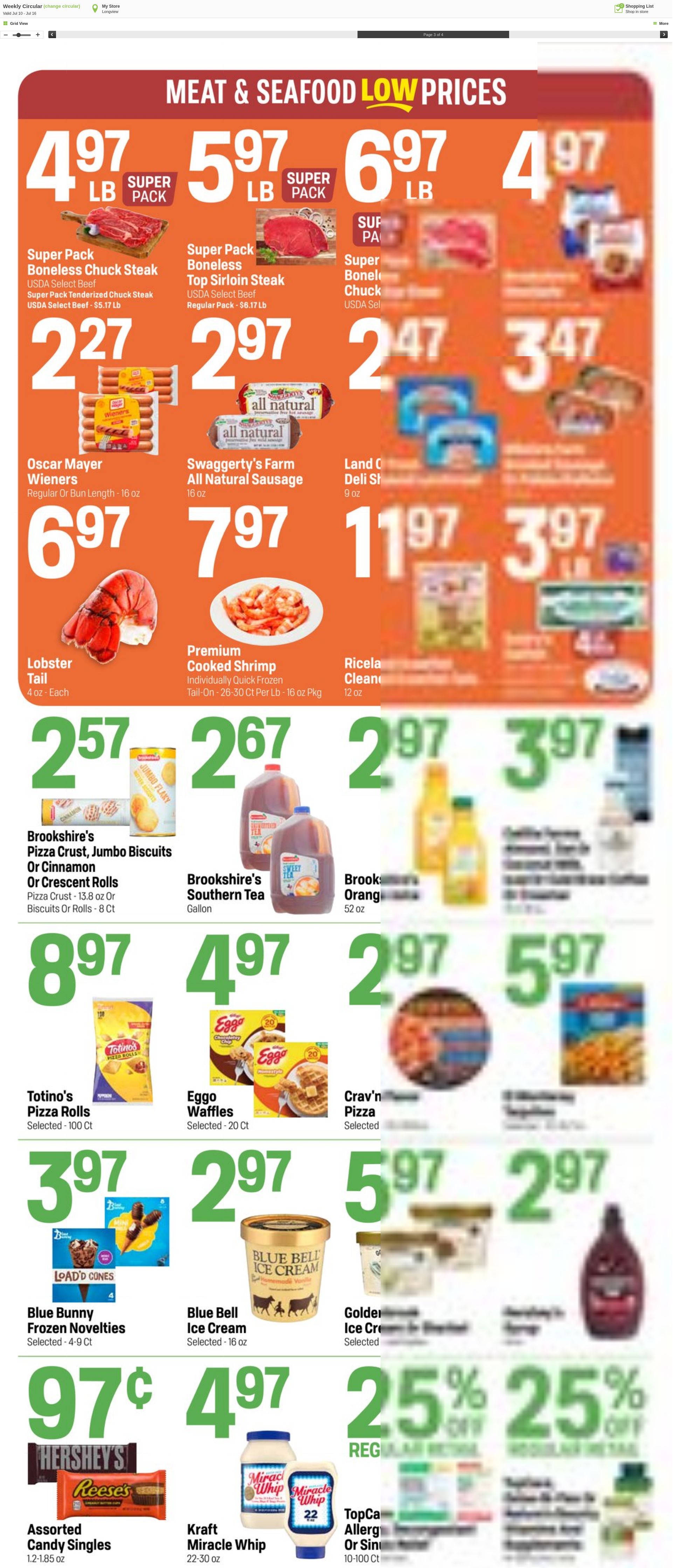 Weekly ad Super1Foods 07/10/2024 - 07/16/2024