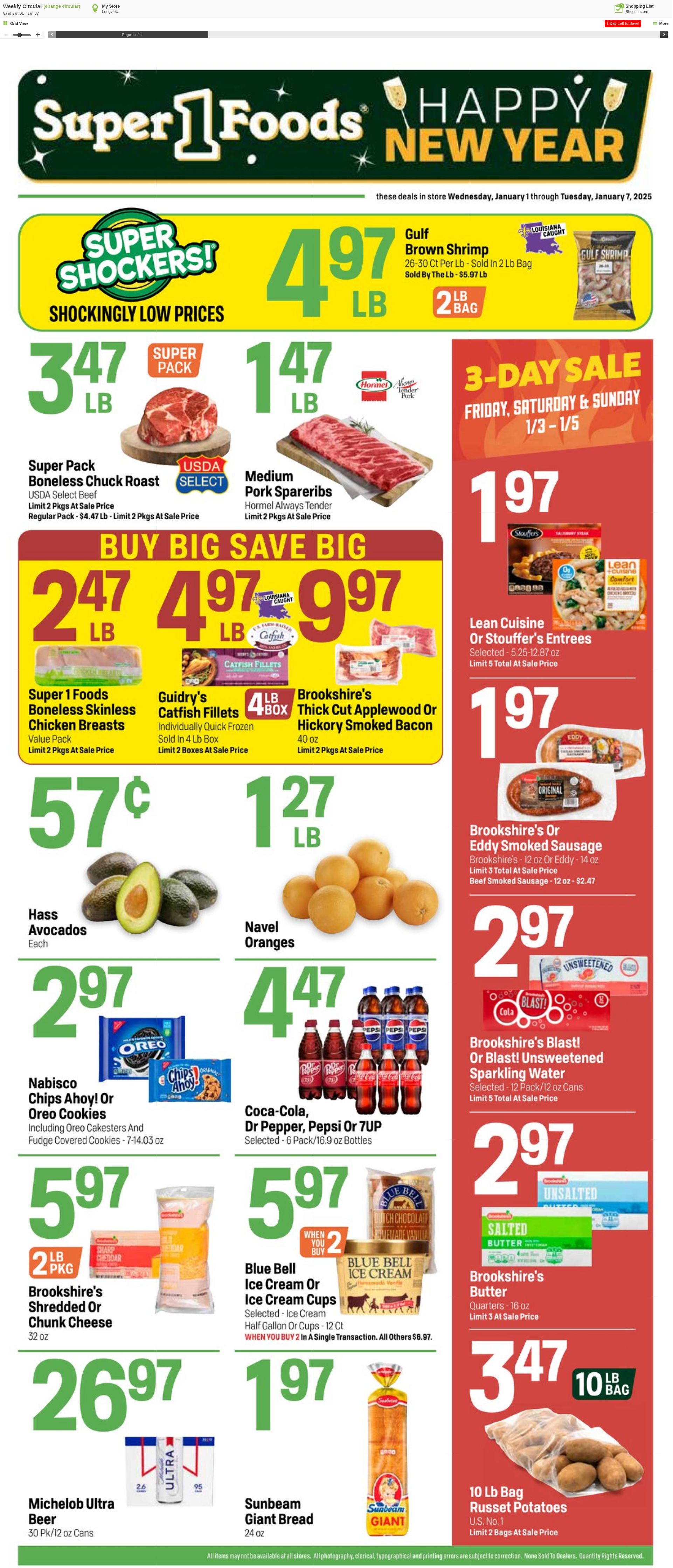 Super1Foods Promotional weekly ads