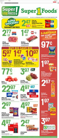 Weekly ad Super1Foods 10/16/2024 - 10/22/2024