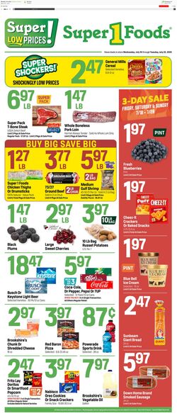 Weekly ad Super1Foods 07/23/2025 - 07/29/2025