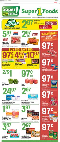 Weekly ad Super1Foods 11/06/2024 - 11/12/2024