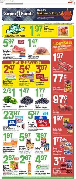 Weekly ad Super1Foods 06/18/2025 - 06/24/2025