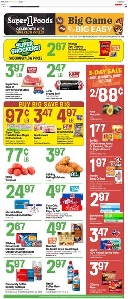 Weekly ad Super1Foods 11/06/2024 - 11/12/2024