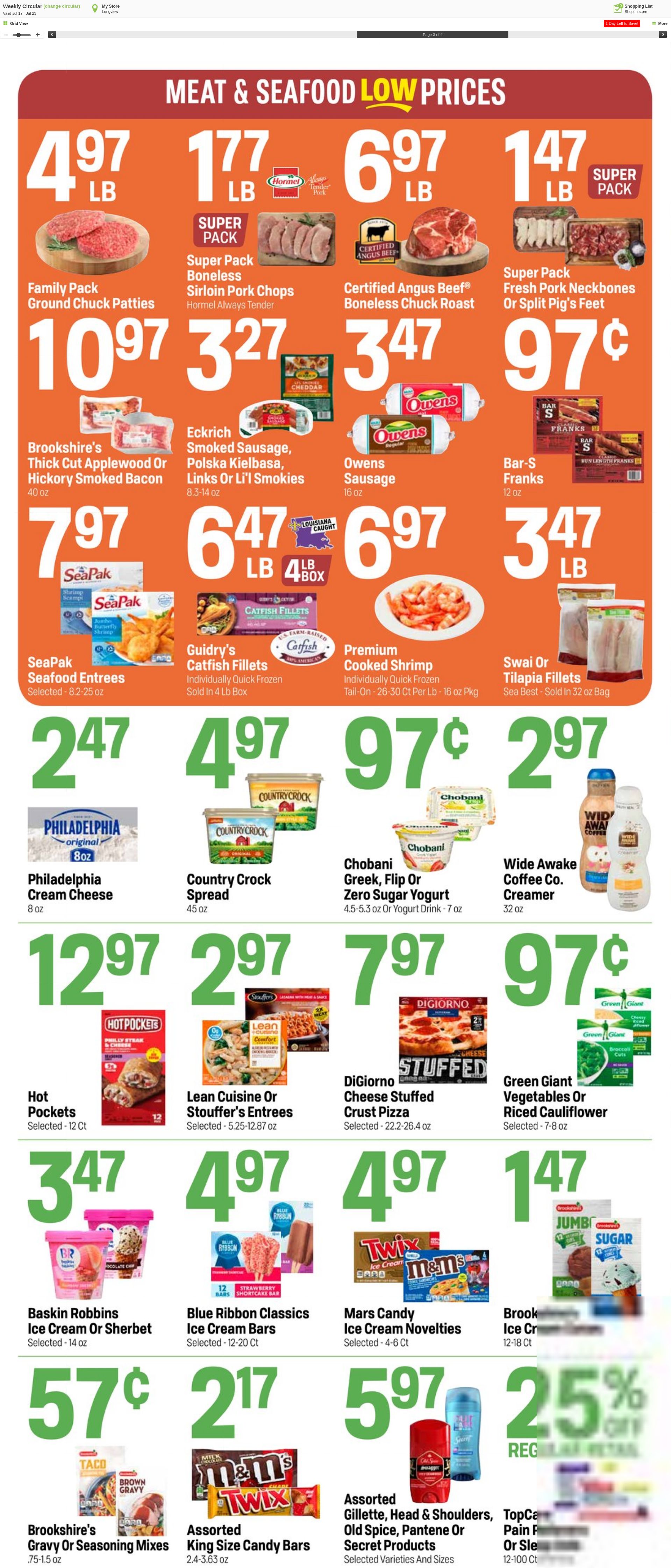 Weekly ad Super1Foods 07/24/2024 - 07/30/2024