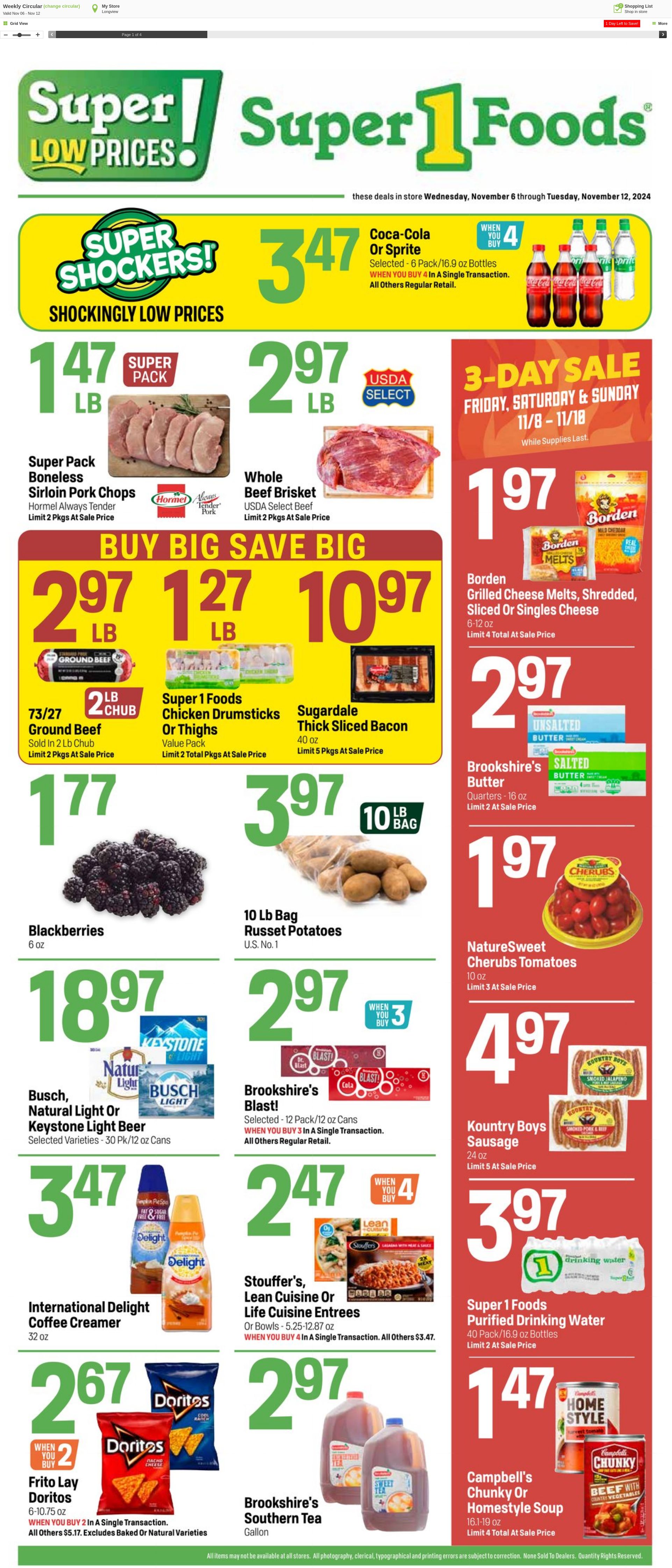 Super1Foods Promotional weekly ads