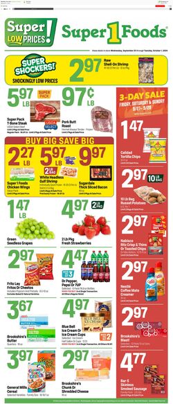 Weekly ad Super1Foods 10/30/2024 - 11/05/2024