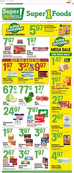 Weekly ad Super1Foods 12/10/2025 - 12/16/2025