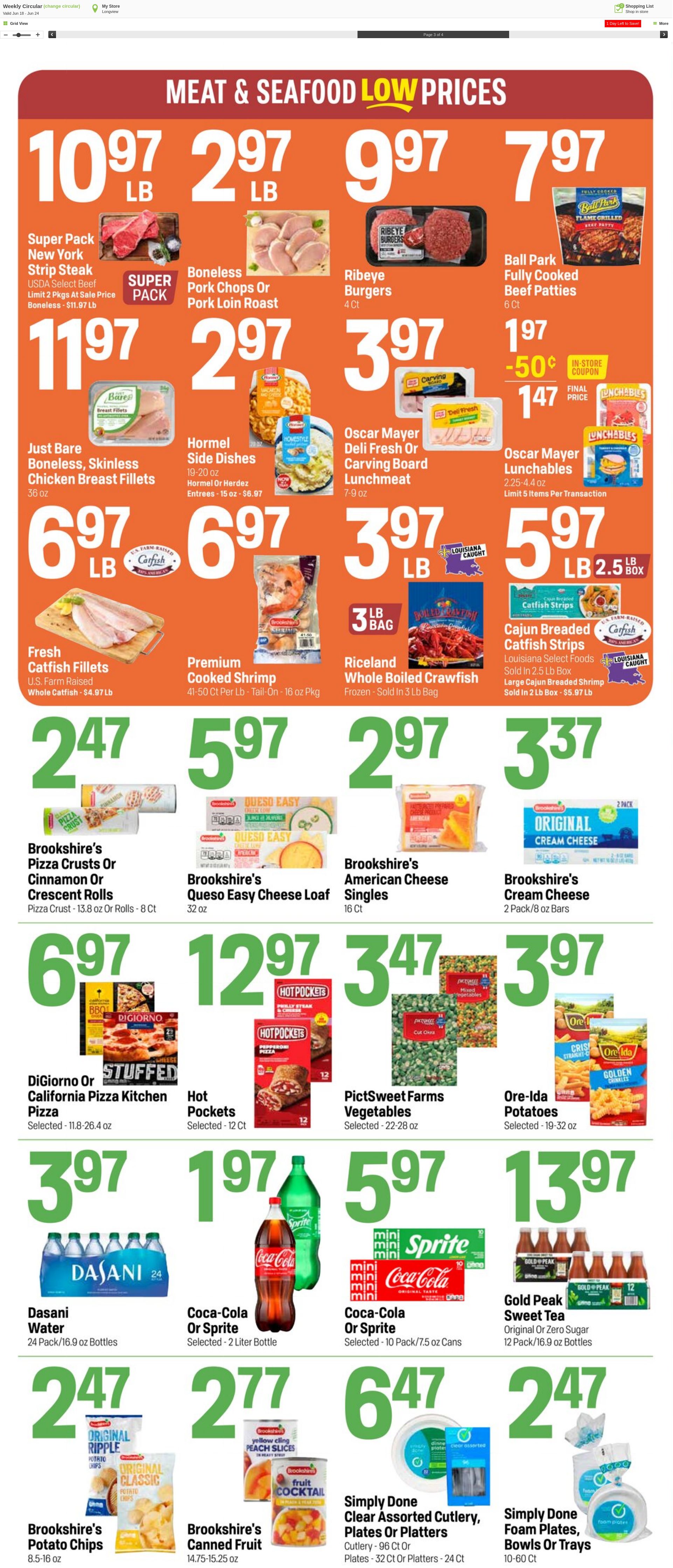 Weekly ad Super1Foods 06/25/2025 - 07/01/2025