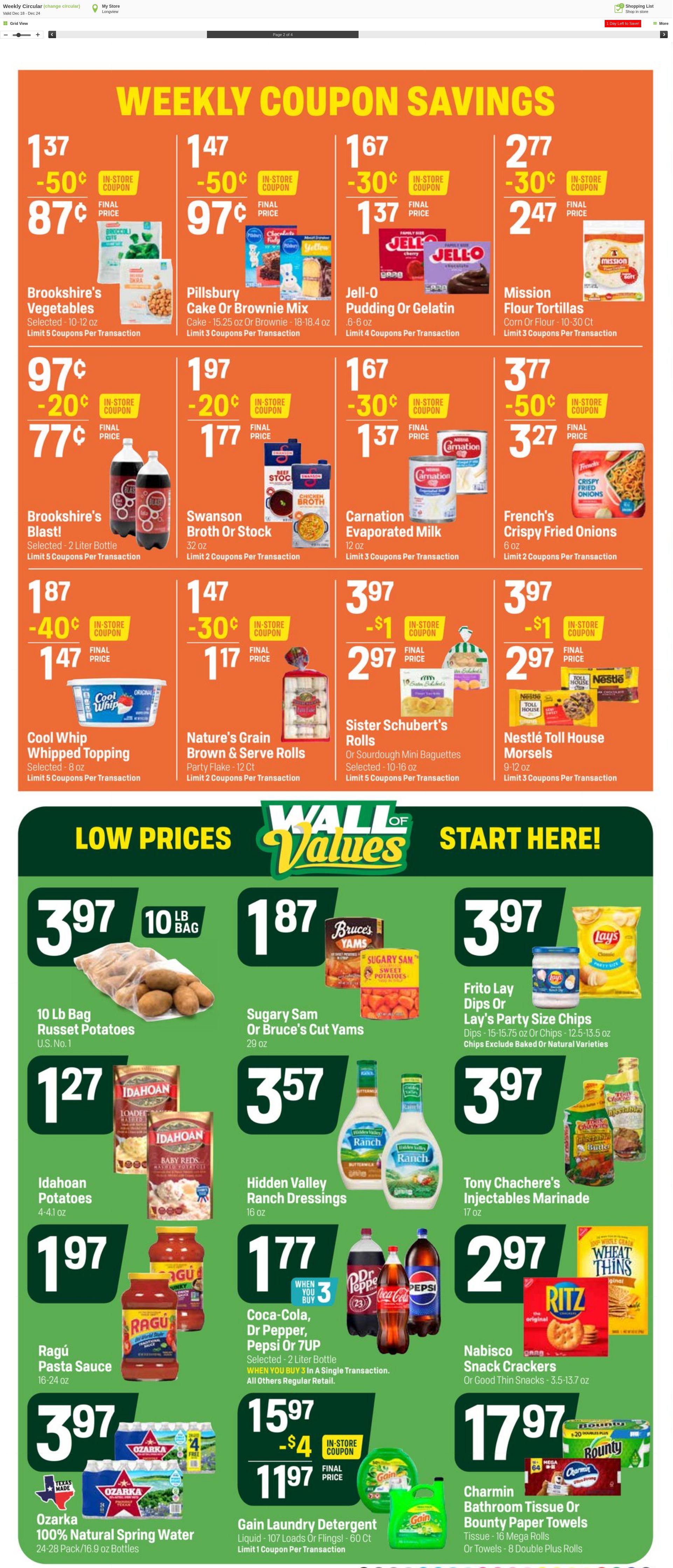 Weekly ad Super1Foods 12/25/2024 - 12/31/2024