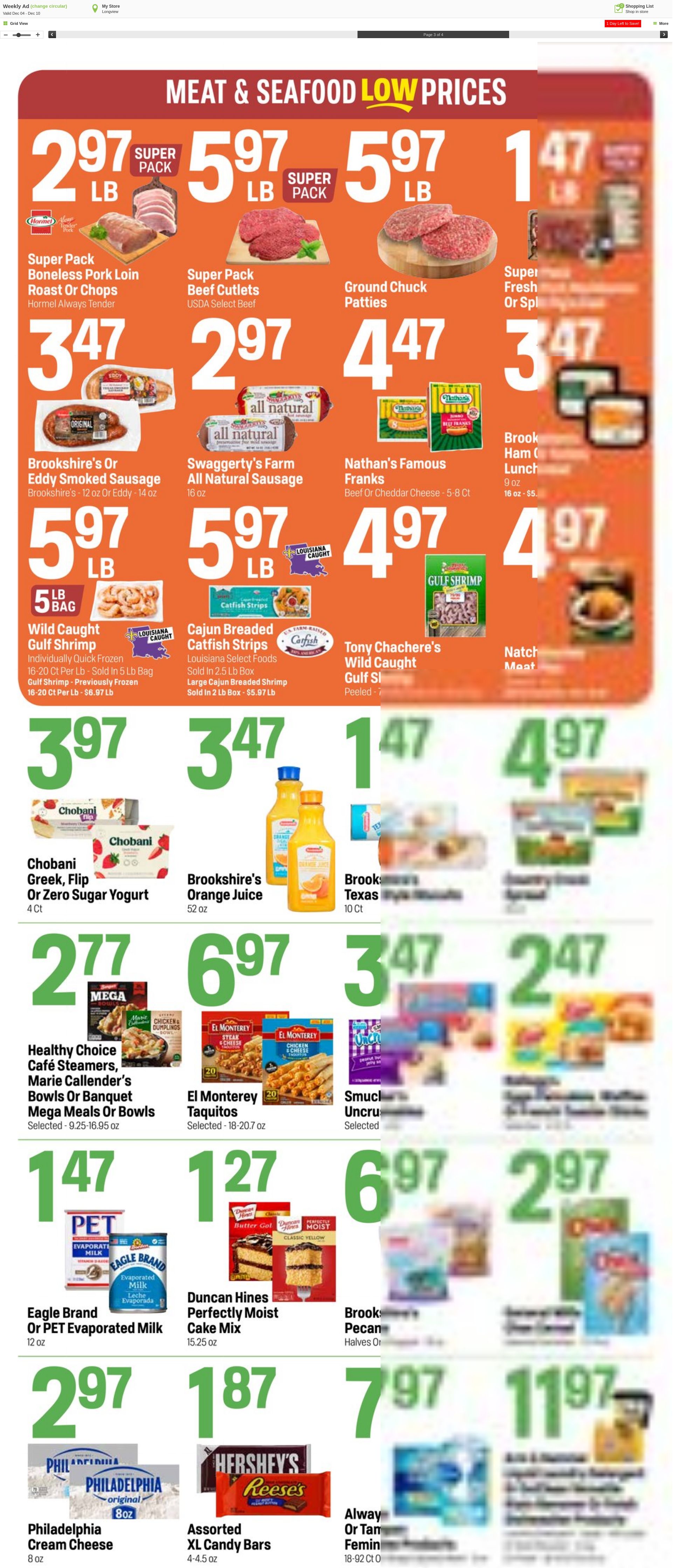 Weekly ad Super1Foods 12/11/2024 - 12/17/2024