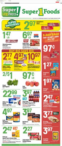 Weekly ad Super1Foods 12/11/2024 - 12/17/2024